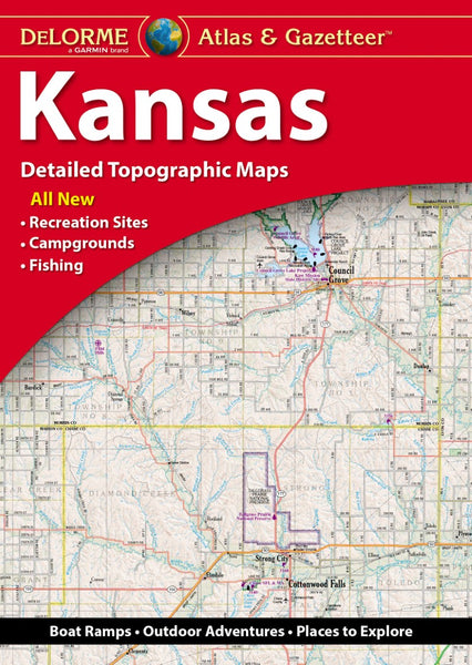 Kansas, Atlas and Gazetteer DeLorme