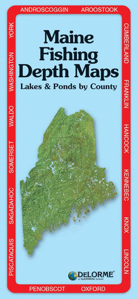Delorme Maine Fishing Depth Maps DeLorme
