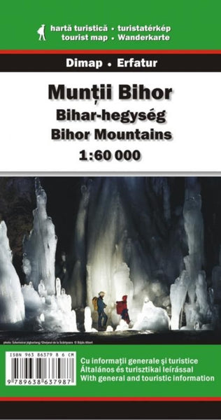 BIHOR MOUNTAINS tourist map Dimap Bt