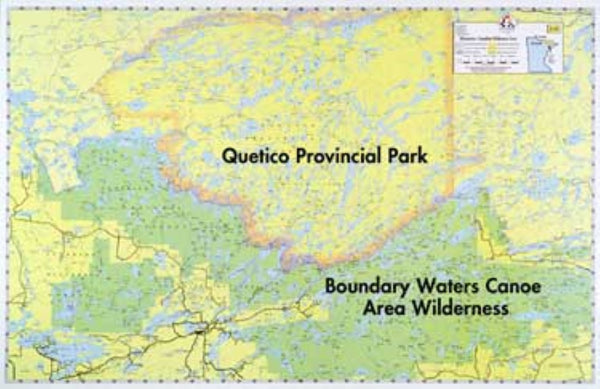 E-15: MINNESOTA-CANADIAN WILDERNESS Fisher Maps