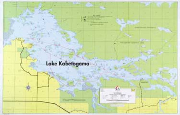 E-17: KABETOGAMA LAKE HYDROGRAPHIC Fisher Maps