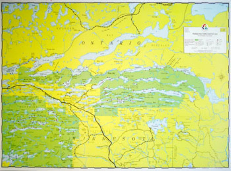 E-19: WINCHELL LAKE, ARROW LAKE, FOWL LAKE | Map Geek.com