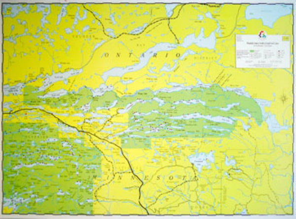 E-19: WINCHELL LAKE, ARROW LAKE, FOWL LAKE Fisher Maps