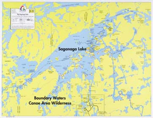 E-23: SAGANAGA LAKE â ENLARGED Fisher Maps