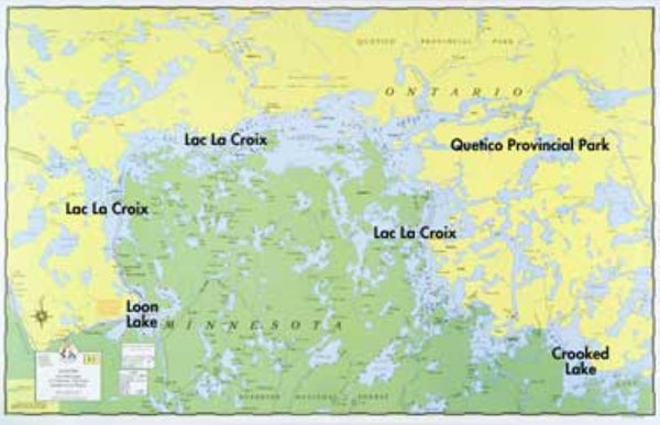 E-2: LAC LA CROIX WALL MAP Fisher Maps