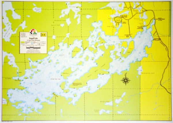 E-8: SEAGULL LAKE HYDROGRAPHIC Fisher Maps