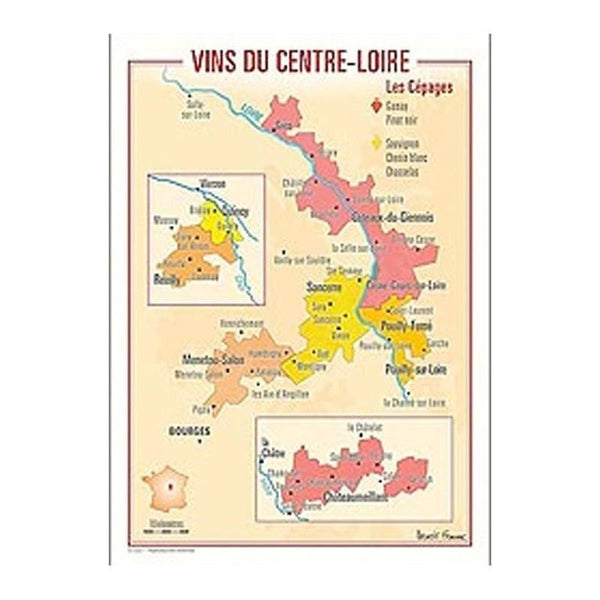 Centre-Loire Wine Postcard Editions Benoit France