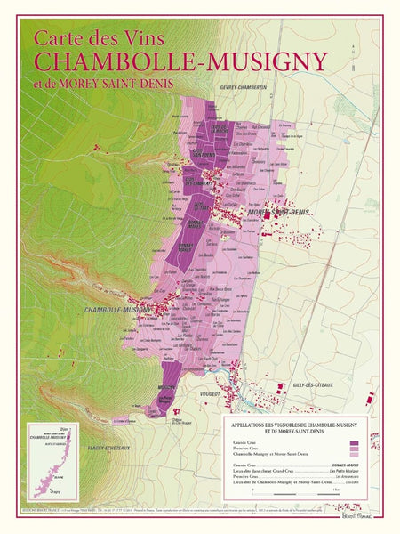 Chambolle-Musigny wine poster Editions Benoit France