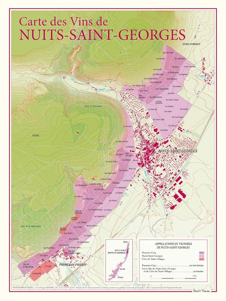 Nuits-Saint-Georges wine poster Editions Benoit France