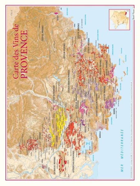 Provence wine poster Editions Benoit France
