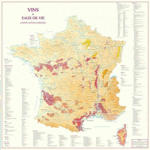 Vins & Eau de Vie d'Appellation d'Origine de France Editions Benoit France