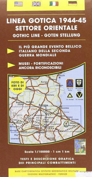 East Gothic Line Battlefield Map Edizioni Multigraphic