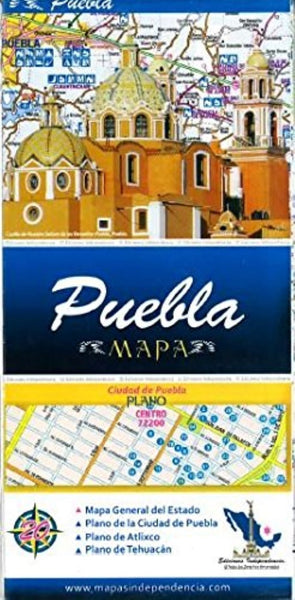 Puebla : mapa Ediciones Independencia