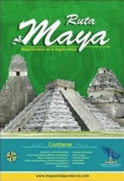Ruta Maya Map Ediciones Independencia