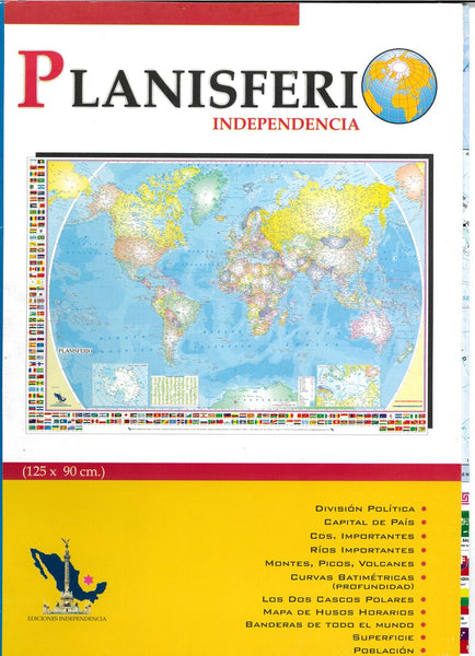 Planisferio : independencia Ediciones Independencia
