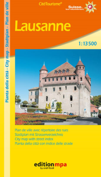 Lausanne City Pocket Map Edition MPA by Orell Fussli