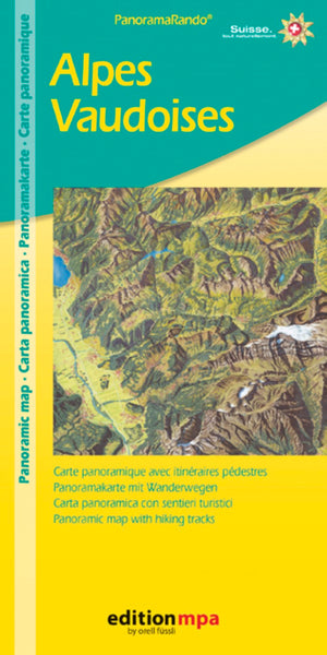 Alpes Vaudoises Hiking Map Edition MPA by Orell Fussli