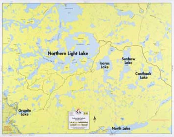 F-20: NORTHERN LIGHT LAKE, CANTHOOK LAKE, ICARUS LAKE Fisher Maps