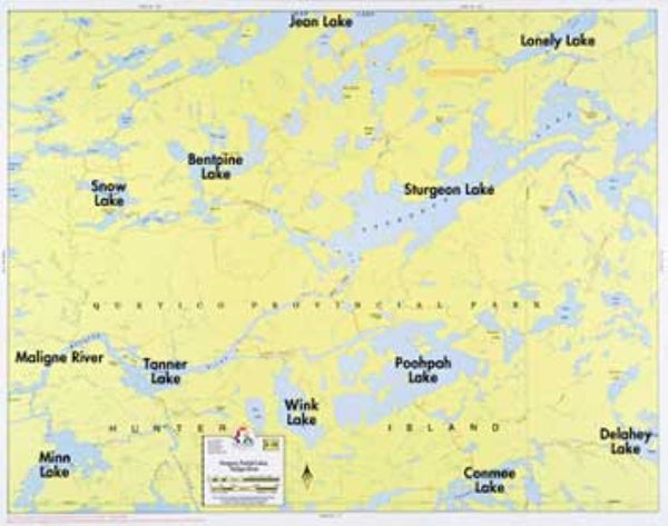 F-24: STURGEON LAKE, POOHBAH LAKE, MALIGNE RIVER Fisher Maps