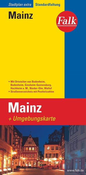 Mainz City Map Falk Plans