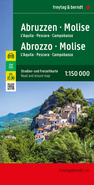 Abruzzo - Molise, street and leisure map 1:150,000 Freytag & Berndt