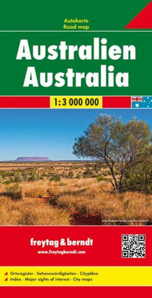 Australia, road map 1:3,000,000 Freytag & Berndt