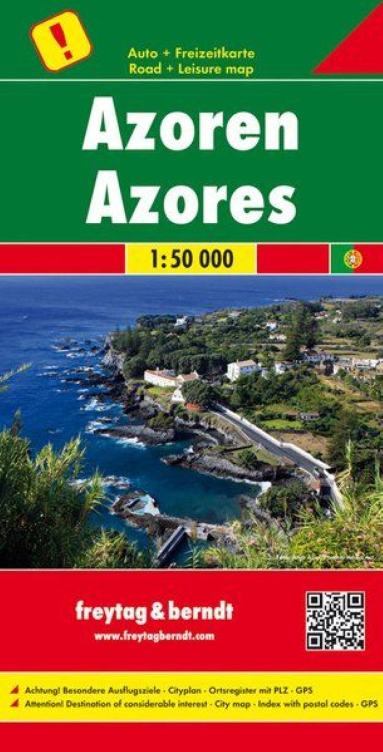 Azores, road map 1:50,000 | Map Geek.com