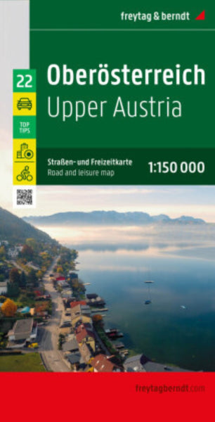 Upper Austria, road and leisure map 1:150,000 Freytag & Berndt