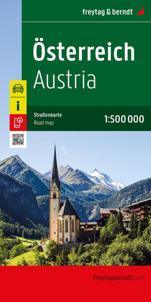 Austria, 1:500,000 road map Freytag & Berndt
