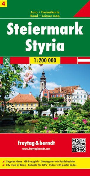 Styria, road map 1:200,000 Freytag & Berndt