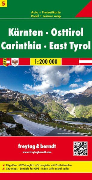 Carinthia - East Tyrol, road map 1:200,000 Freytag & Berndt