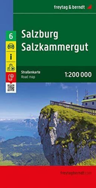Salzburg : Salzkammergut : 1:200,000 : (Map #6) Freytag & Berndt