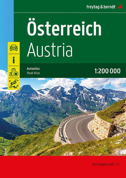 Austria, road atlas 1:200,000 Freytag & Berndt
