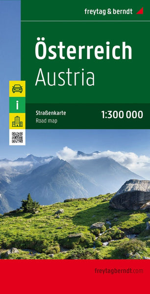 Austria, road map 1:300,000 Freytag & Berndt