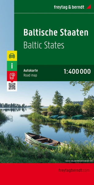 Baltic states, road map 1:400,000 Freytag & Berndt