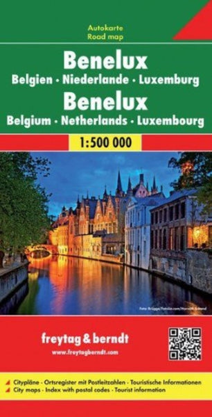Benelux, road map 1:500,000 Freytag & Berndt