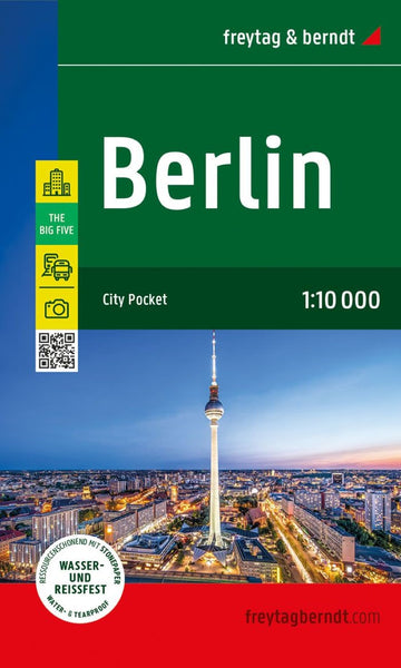 Berlin, City map 1:10.000, City Pocket map + The Big Five Freytag & Berndt