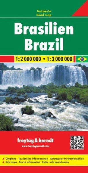 Brazil, road map 1:2,000,000 - 1:3,000,000 Freytag & Berndt