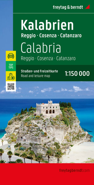 Calabria, road and leisure map 1:150,000 Freytag & Berndt