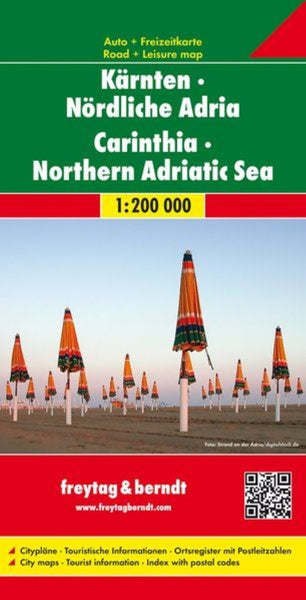 Carinthia - Northern Adriatic, road map 1:200,000 Freytag & Berndt