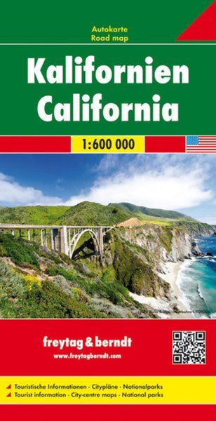 California, road map 1:600,000 Freytag & Berndt