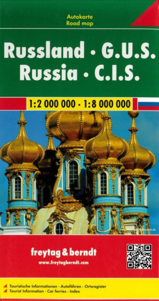 Russia and Eastern Europe, Road Map Freytag & Berndt