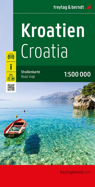 Croatia, road map 1:500,000 Freytag & Berndt