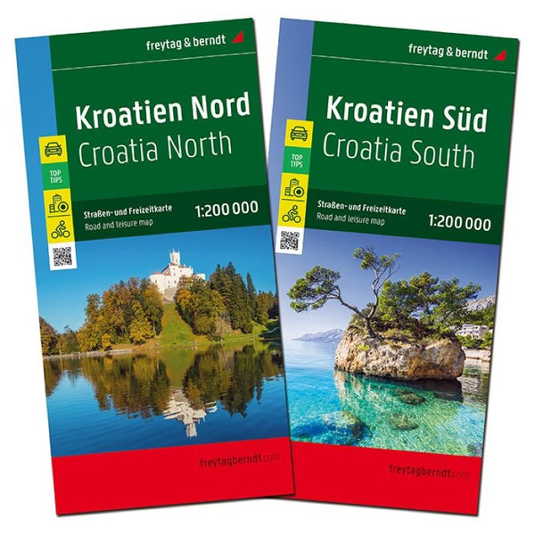 Croatia, road map set 1:200,000 Freytag & Berndt