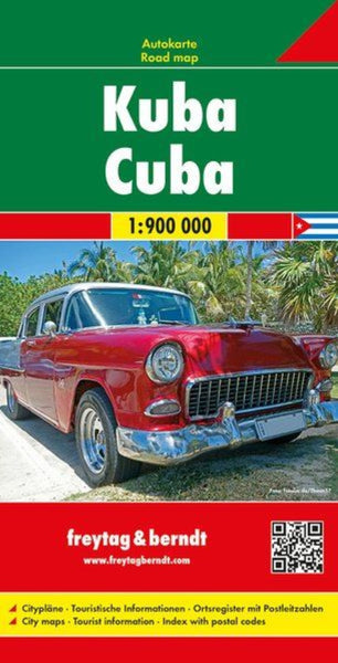 Cuba, road map 1:900,000 Freytag & Berndt