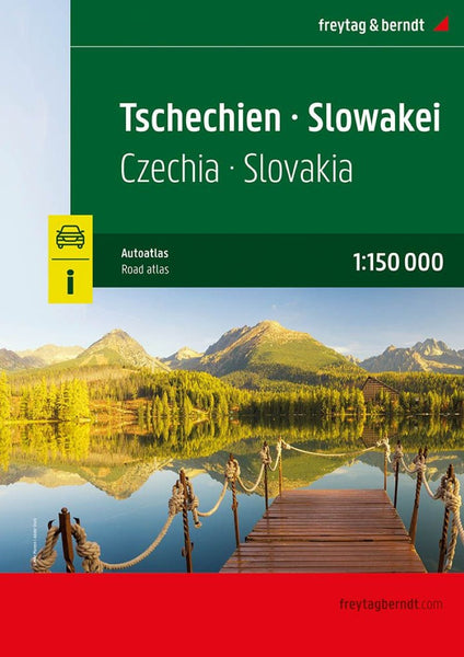 Czech Republic - Slovakia, road atlas 1:150,000 Freytag & Berndt