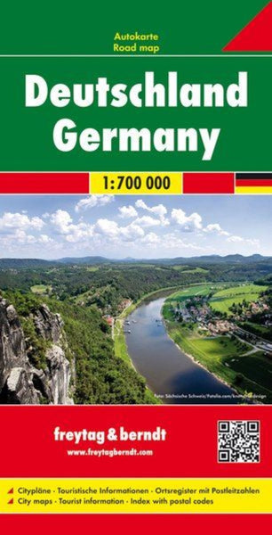Germany, road map 1:700,000 Freytag & Berndt