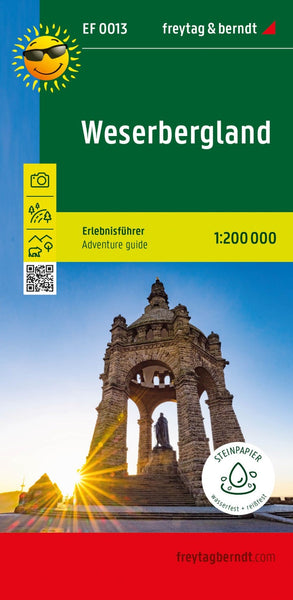 Weserbergland, Erlebnisführer 1:200.000, freytag & berndt, EF 0013 = Weserbergland, adventure guide 1:200,000 EF 0013 Freytag & Berndt