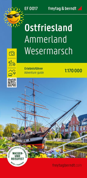 East Frisia, adventure guide 1:170,000 EF 0017 Freytag & Berndt
