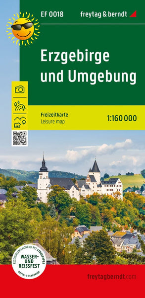 Erzgebirge und Umgebung, Erlebnisführer 1:160.000, freytag & berndt, EF 0018 = Erzgebirge and the surrounding area, adventure guide 1:160,000 EF 0018 Freytag & Berndt